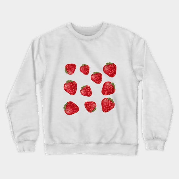 Strawberry Crewneck Sweatshirt by karil01